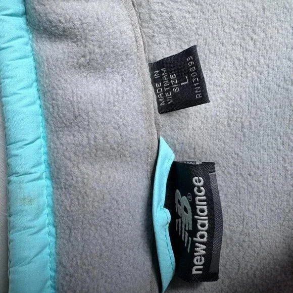 New Balance Quilted Micro Fleece Womens size L Outdoors Hiking Gorpcore Spring - Picture 4 of 5